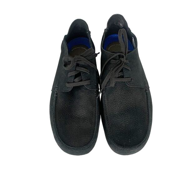 Clarks Collection ShacreLite Low Black Nubuck Shoes Men's 9 Tie Extra Comfort - Picture 3 of 11